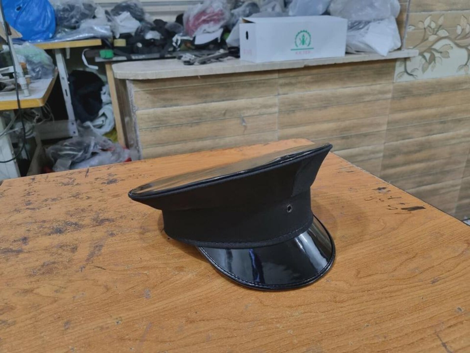 Vintage Conductor Style Hat Retro Costume Cap Classic Peaked Visor Hat Unisex