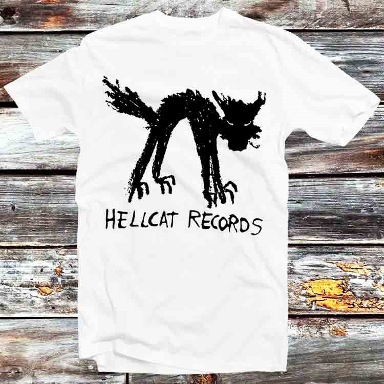 Vinyl Records Seattle Record Store Music Cat Hellcat T Shirt B561