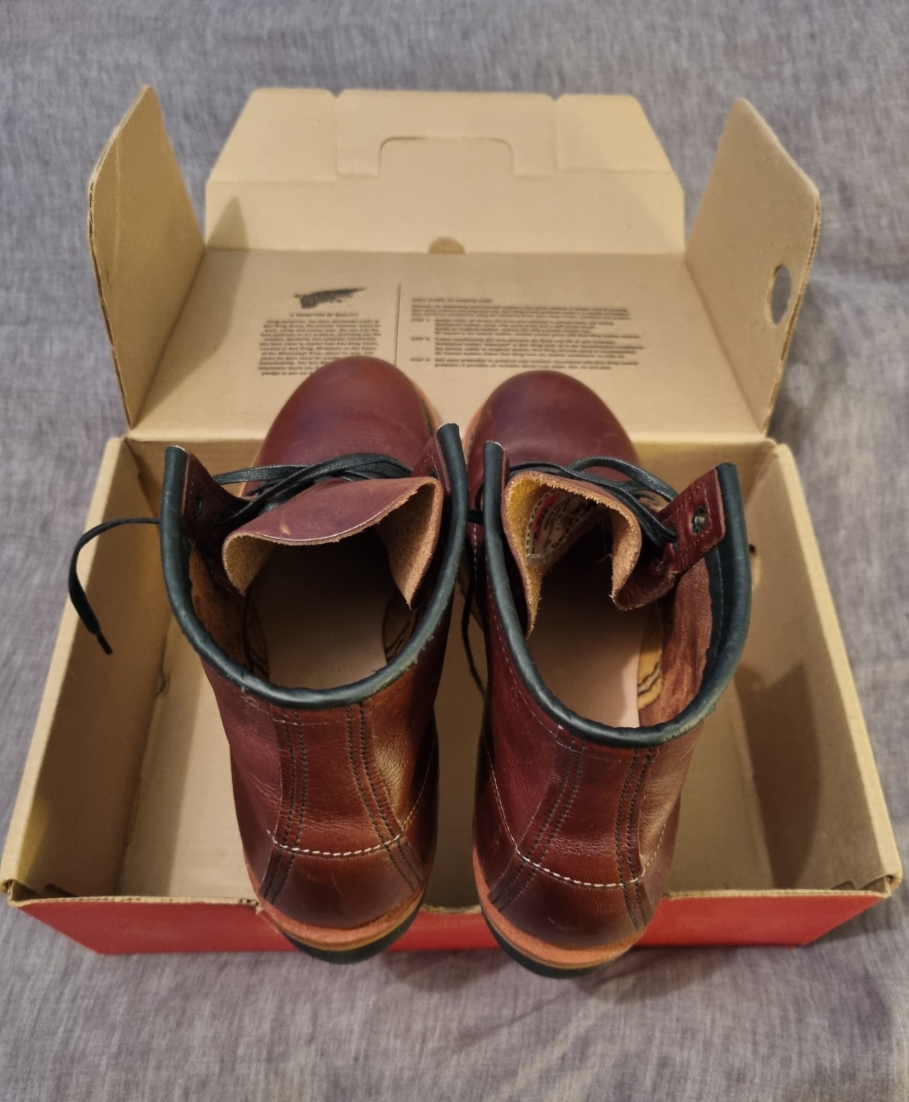 Redwing Heritage Beckman cigar 9016 US8 D vintage