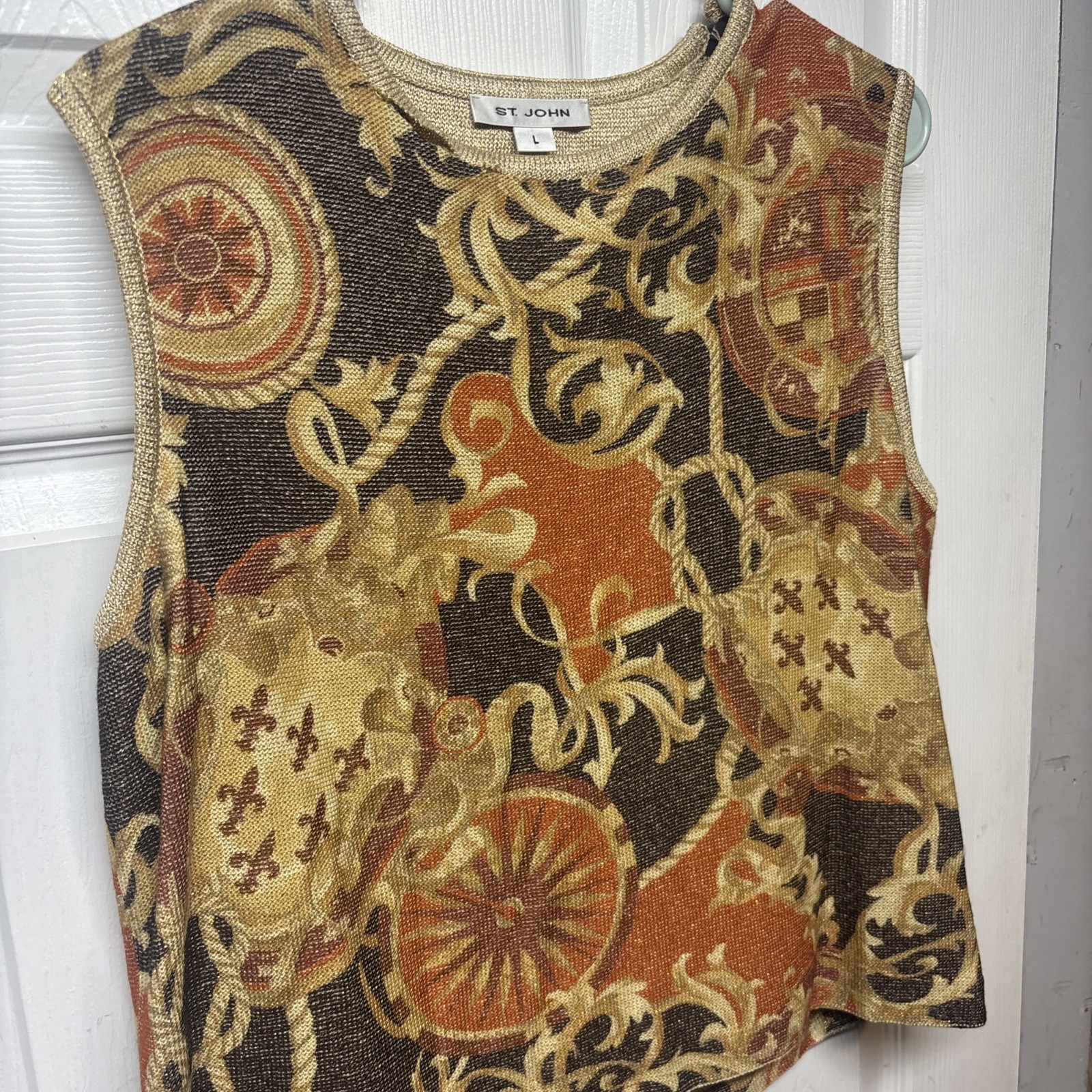 St John Sleevless Knot Top