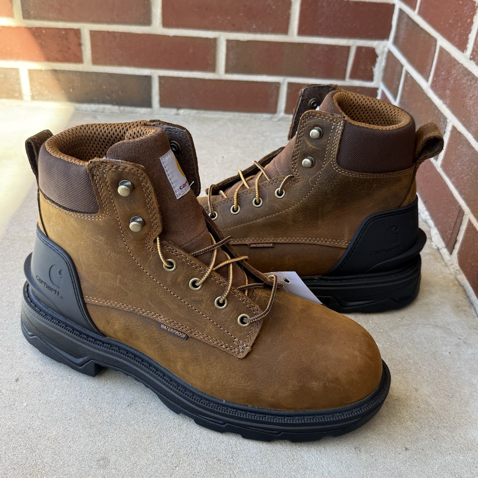 Carhartt Ironwood Men’s Workboots 6″ Alloy Toe Waterproof FT6500-M Size 10