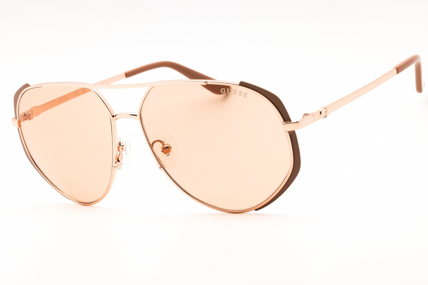 GUESS GU0219-58E-59 Sunglasses Frame Size 59mm 140mm 13mm BEIGE Women
