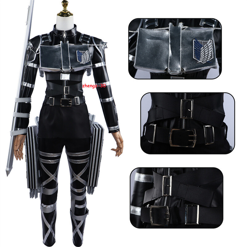 Anime Attack On Titan The Final Season Cosplay Costume Outfit Halloween Prop