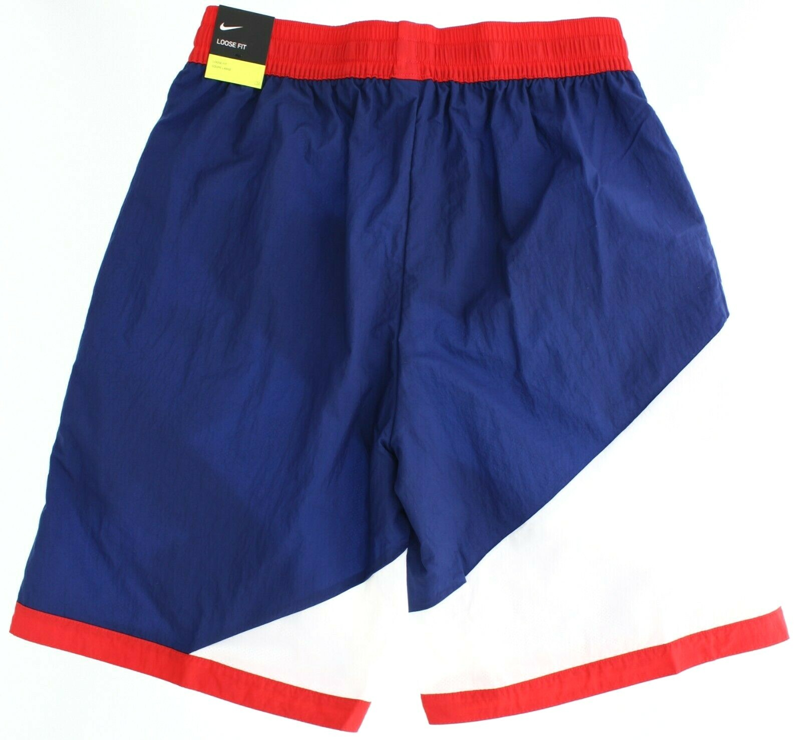 Nike Throwback Dry Shorts Stars Stripes, Loose Fit, Drawstring 8 inch CK6311-492
