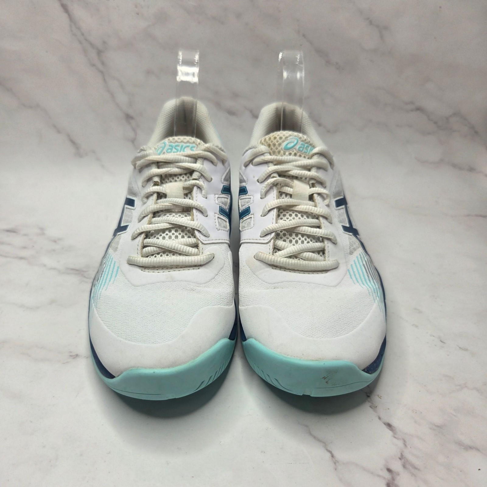Asics Gel Game 8 White Tennis Shoes Pickleball Sneakers Comfort Women’s 9.5