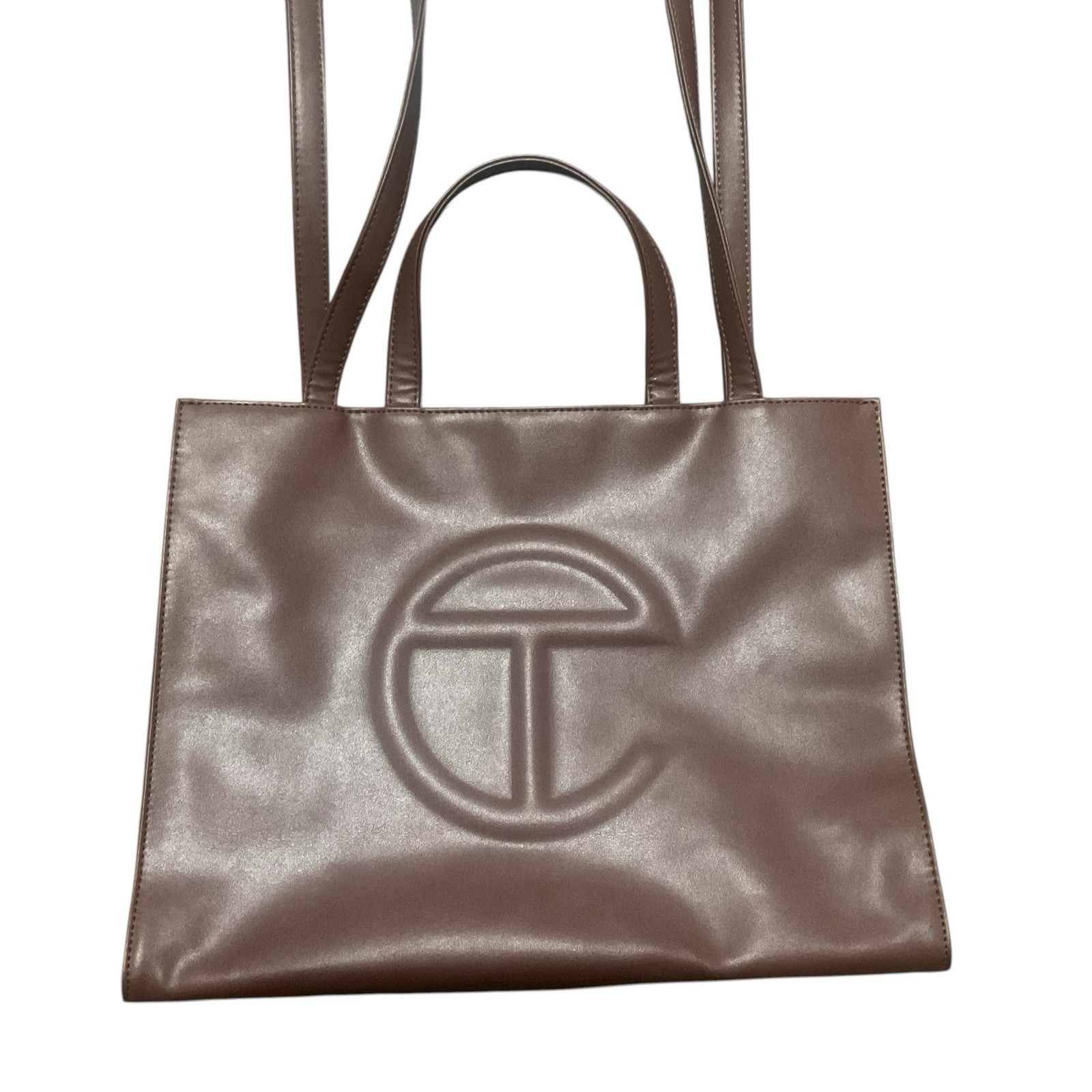 TELFAR Brown Medium Shopper Bag Tote Bag