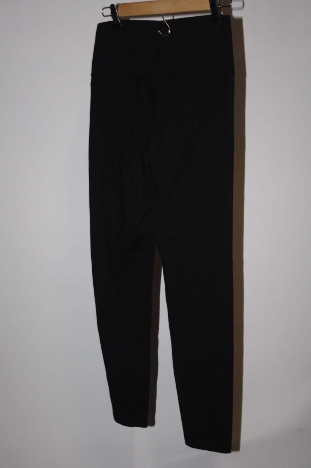 Perfectwhitetee Womens High Rise Pants Black Size Large Leggings Cotton Spandex