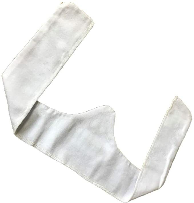 3 Pack White Cotton Bra Liners Comfort Support Stop Rubbing Comfort Pads Wicking