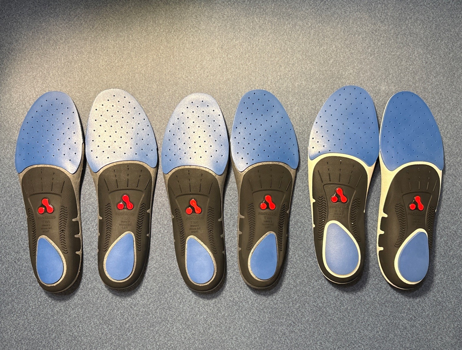Protalus T100 x 2 & M100 Shoe Inserts Black, Men 8 – Brand New, No box