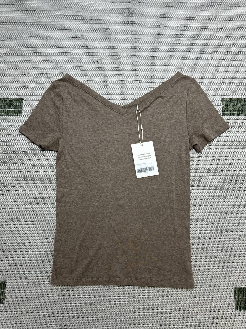Everlane Shirt Womens Small Brown Cotton Knit Pullover New