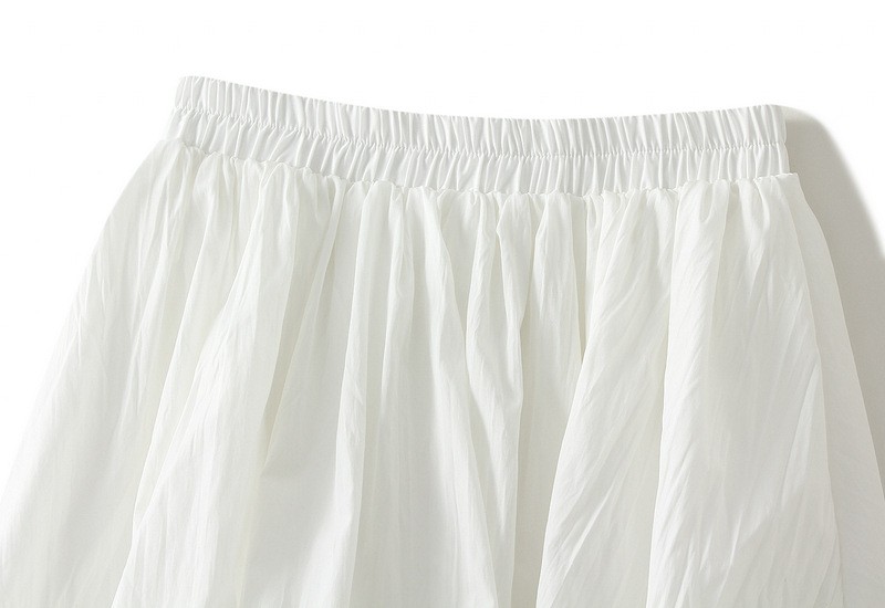 Women’s Bubble Mini Skirts Balloon High Waisted Skorts Puffy Hem Summer Skirt