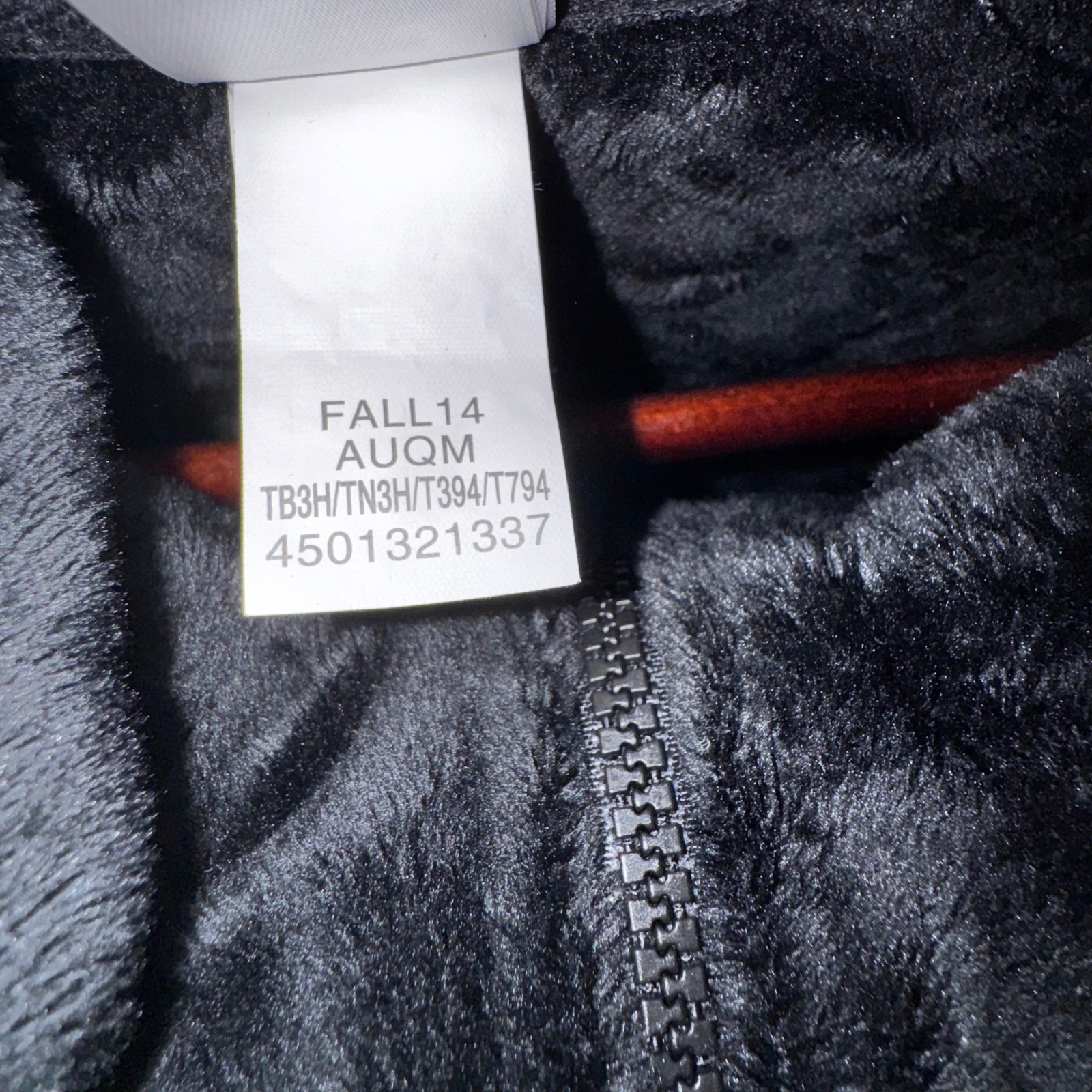 The North Face Caroluna Quilted Fleece Jacket Womens Small Black EUC