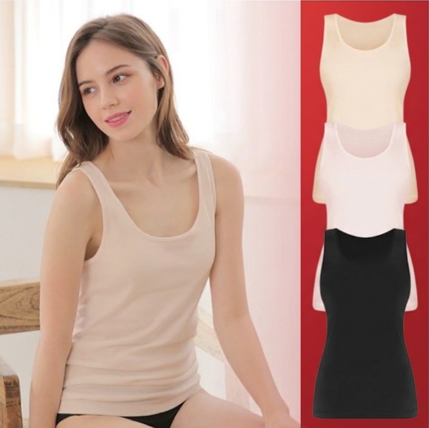 BYC Womens Daily Fresh 100% Cotton Tank Top Undershirt Camisole 3-Pack 3-Color