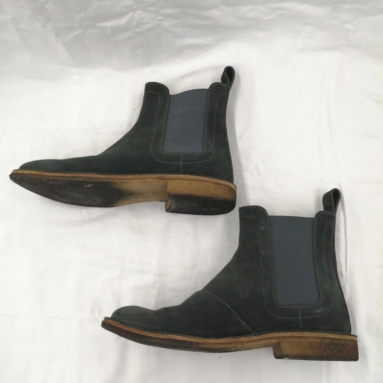 BOTTEGA VENETA SUEDE BOOTS Unknown.Gray Used