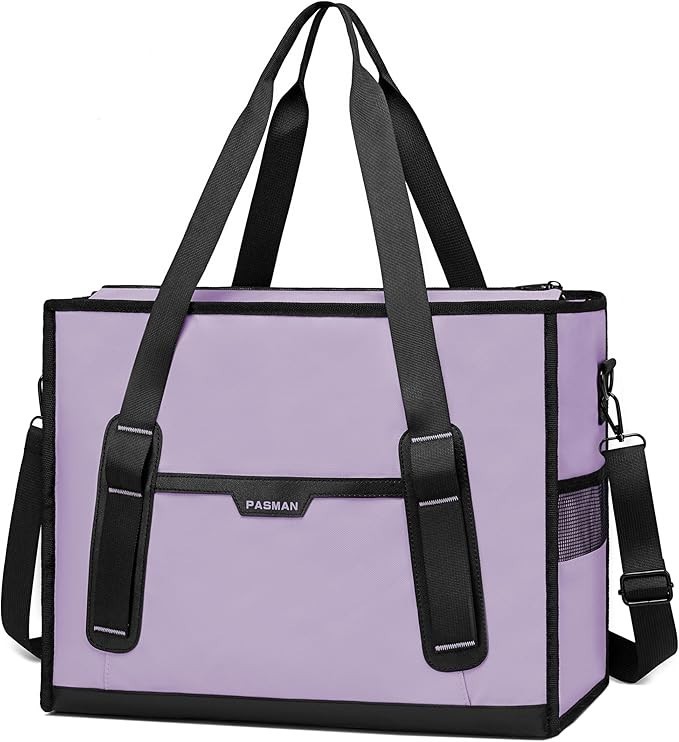 Waterproof Tote Bag for Men & Women, Travel Work Bag w/ Laptop Compartment