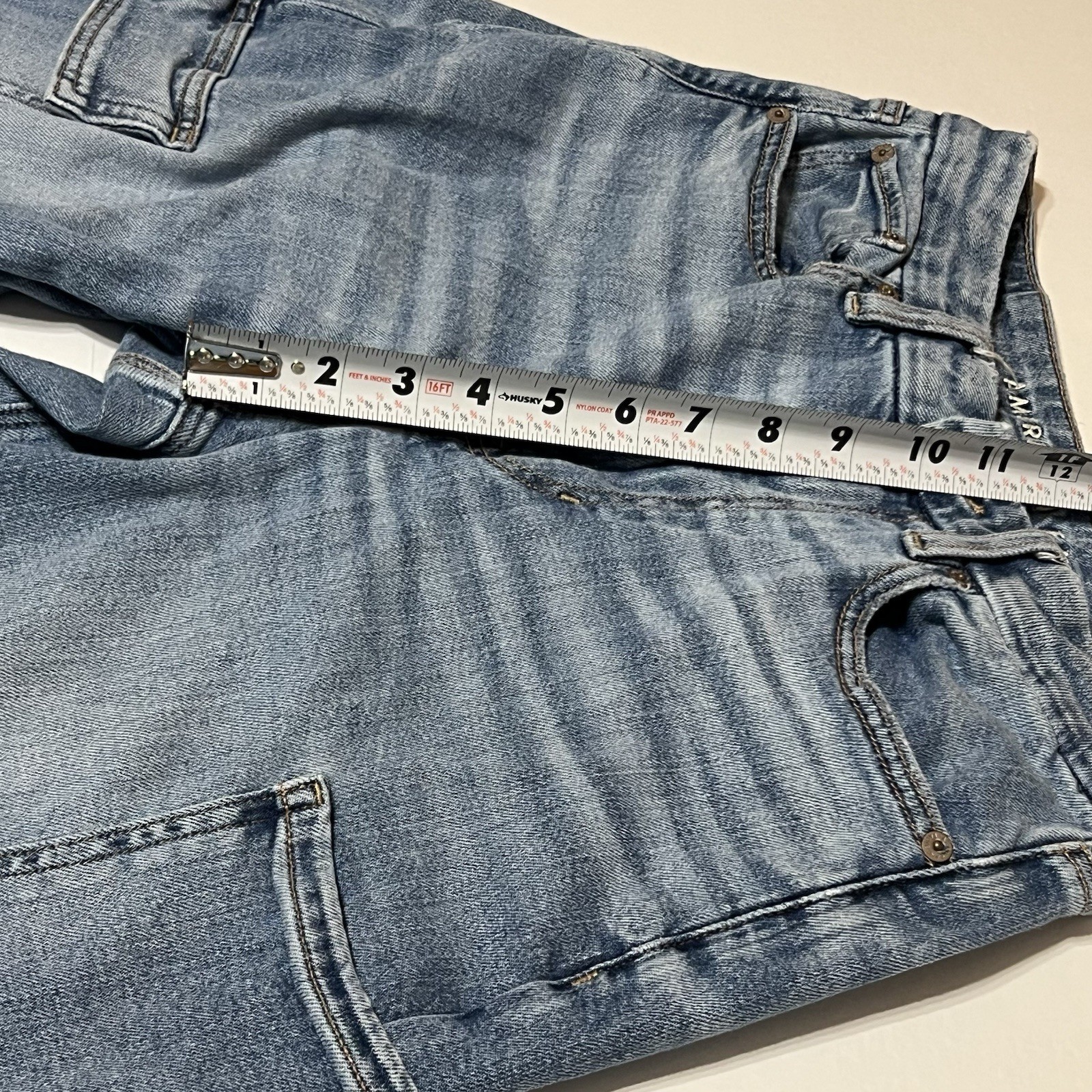 American Eagle Curvy Super High Rise Baggy Wide Leg Women’s 6 Reg (28×30) Cargo