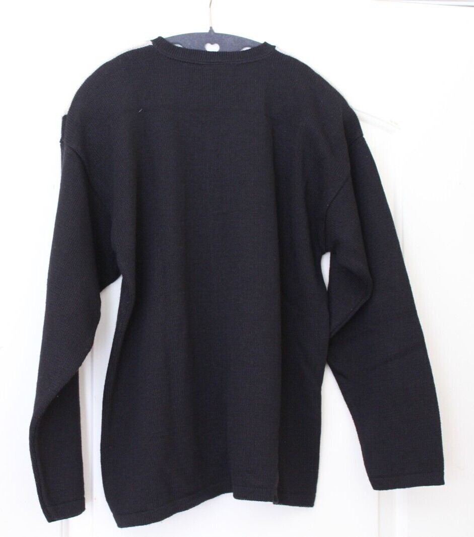 Vintage Norton McNaughton Sweater Women’s Petite Black LS Cardigan Grannycore