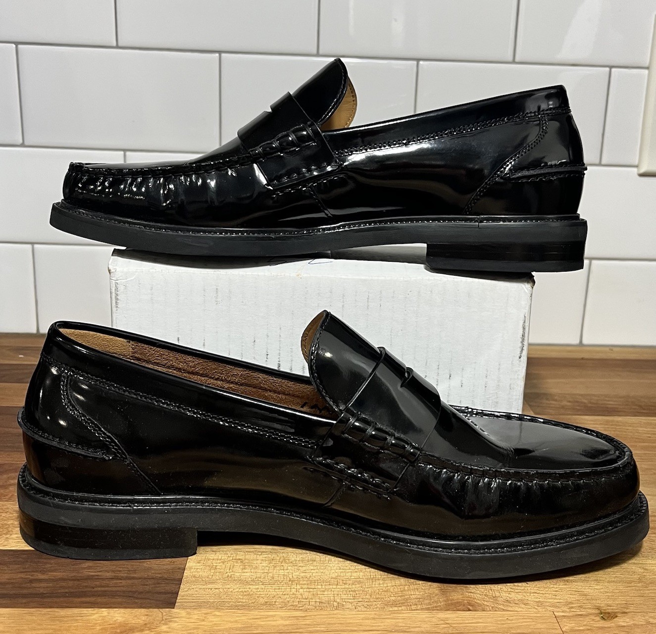 Cole Haan Pinch Prep Penny Leather Loafers Men’s Dress Shoes 8M Black C38552