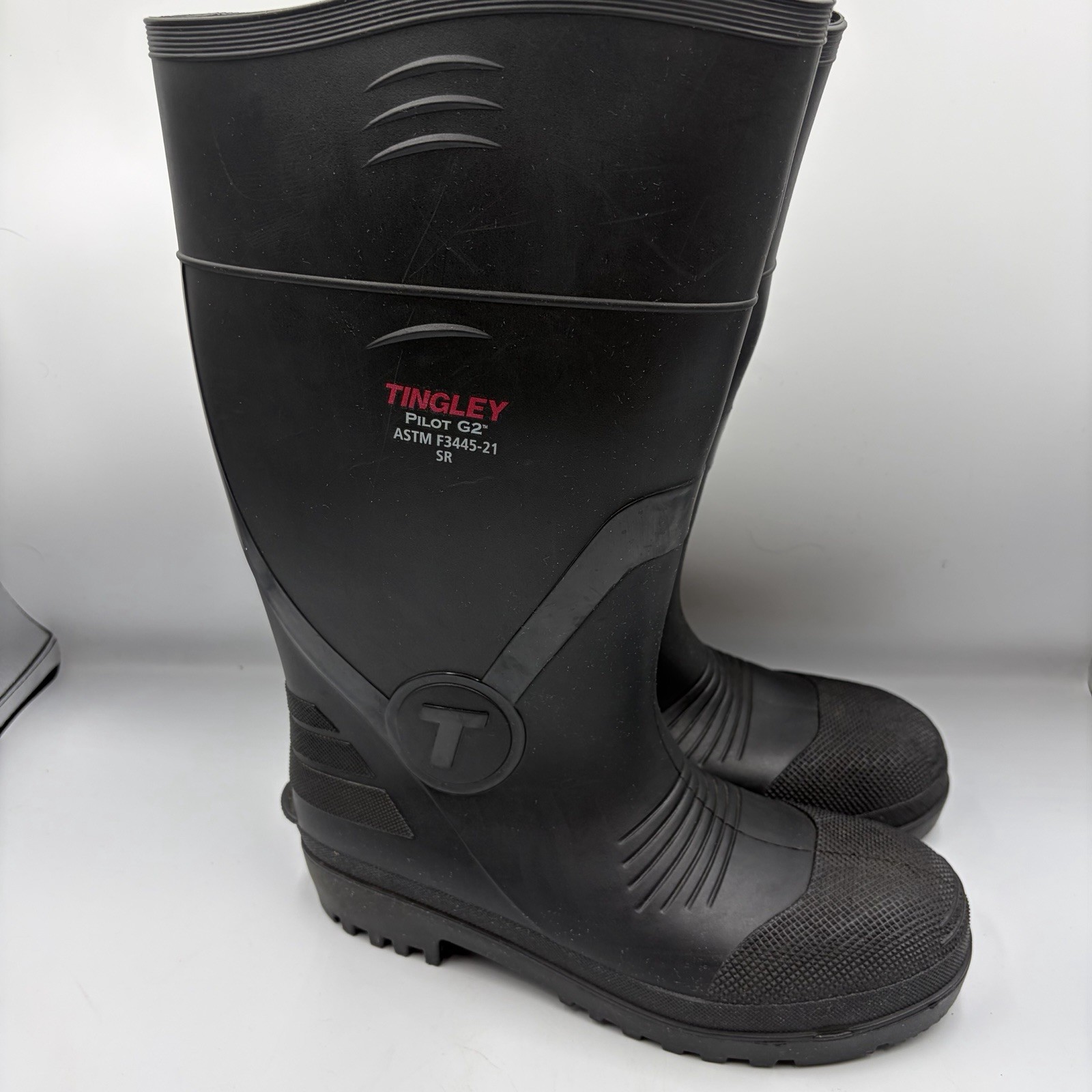 Tingley Pilot G2 Men’s 7, Women’s 9 Steel Toe Rubber Boots Outdoors