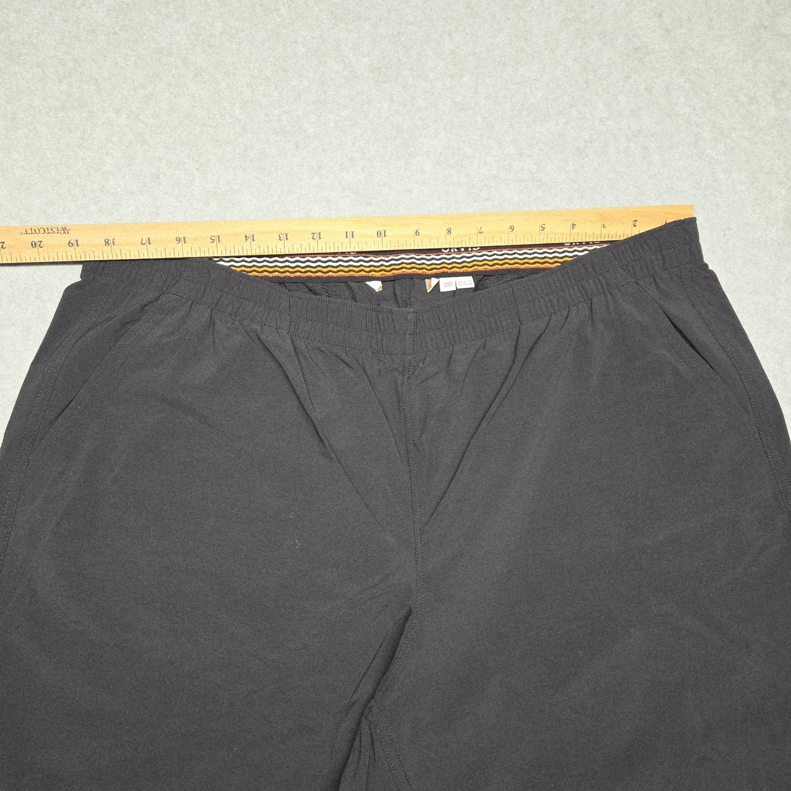 Orvis Jogger Pants Womens 20 Black Elastic Waist Tapered Hiking Fishing Pockets