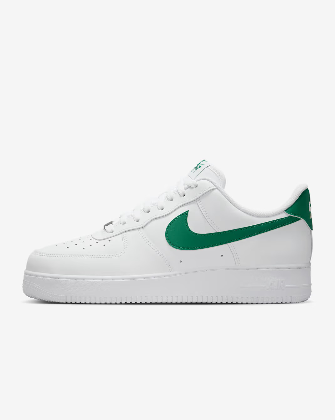 Nike Air Force 1 ’07 Shoes White Malachite Green Men’s | Size 8 – 13
