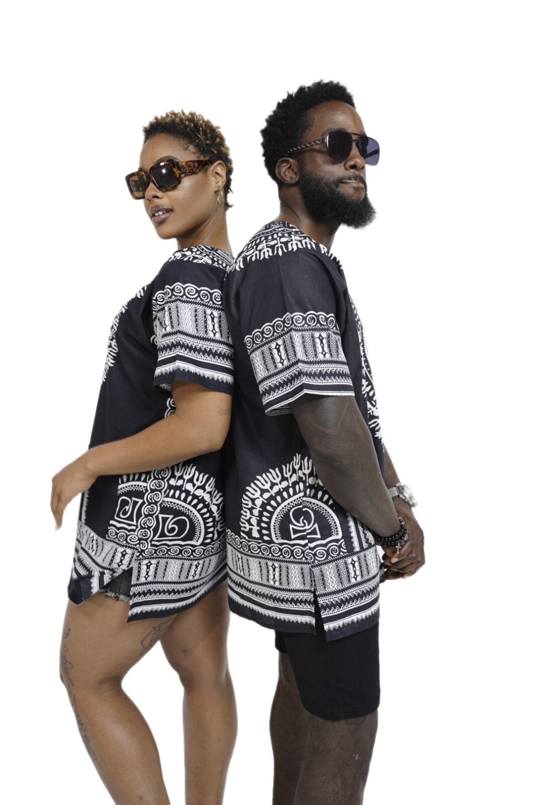 Black African Unisex Dashiki Shirt DP3578 Small to 7XL Plus Size
