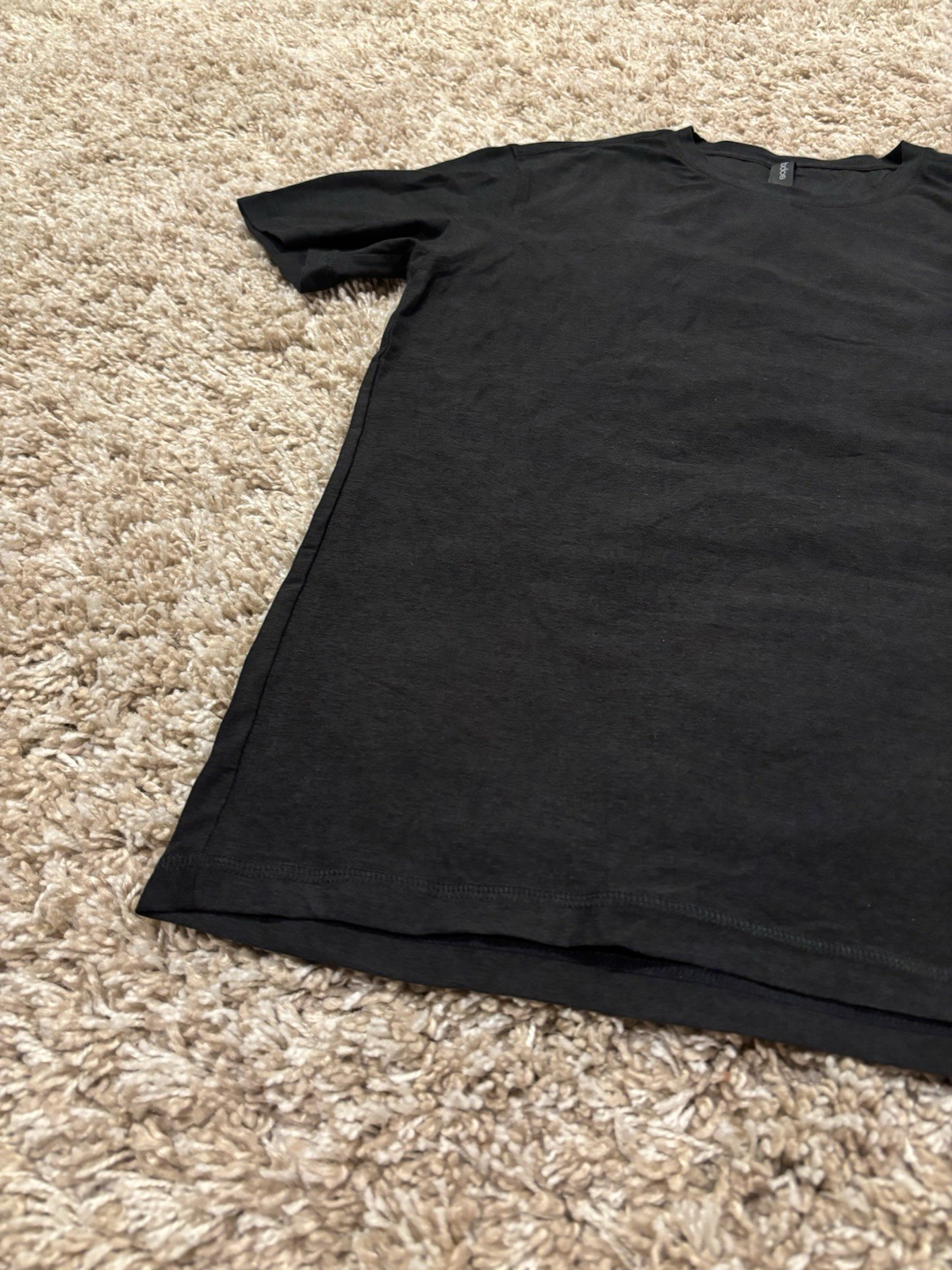 Ododos Stratum Tech Short Sleeve T Shirt Black NWT Mens Medium