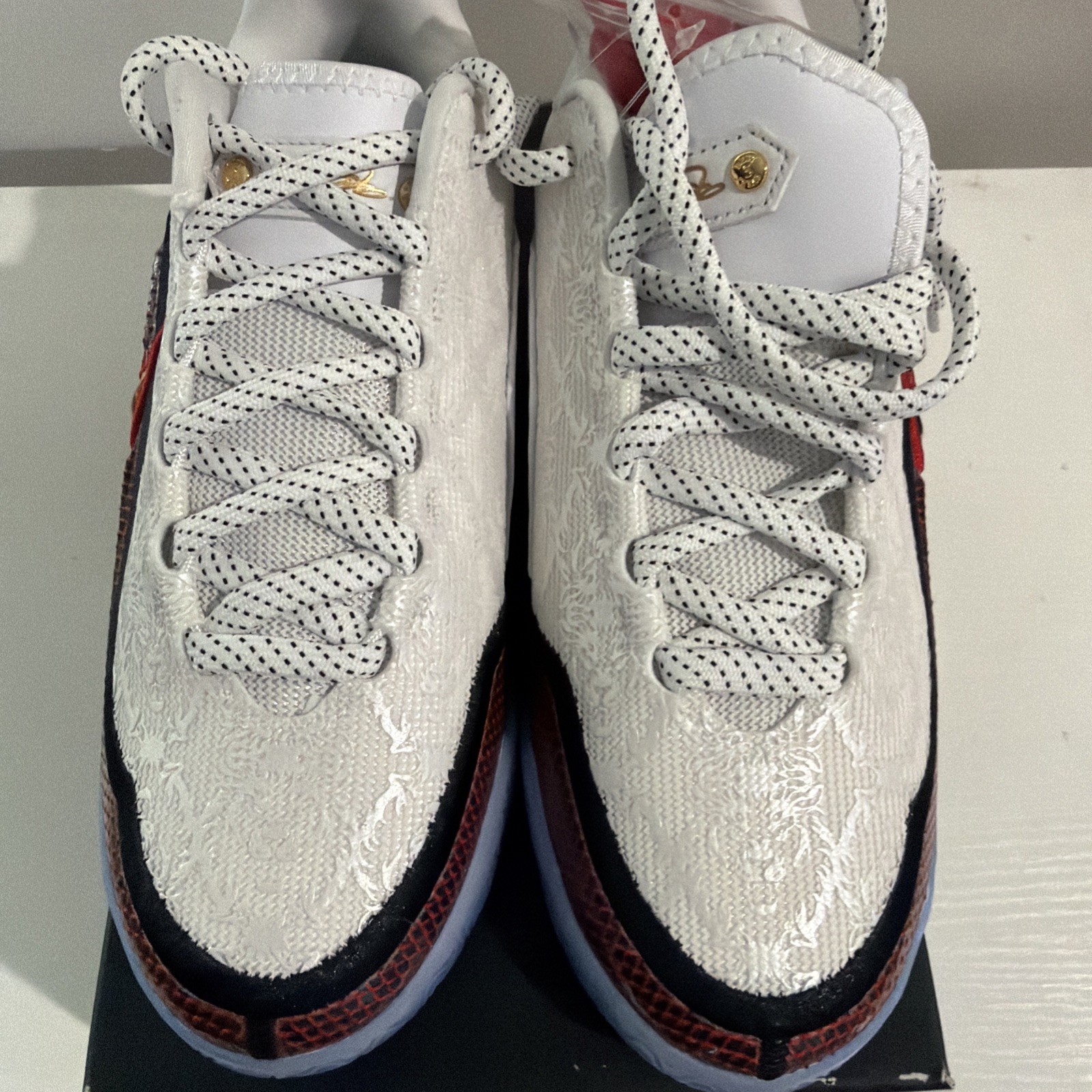 Nike LeBron XXIII 23 Grand Opening White Red Gold HJ5629-100 sz 6.5 Men’s