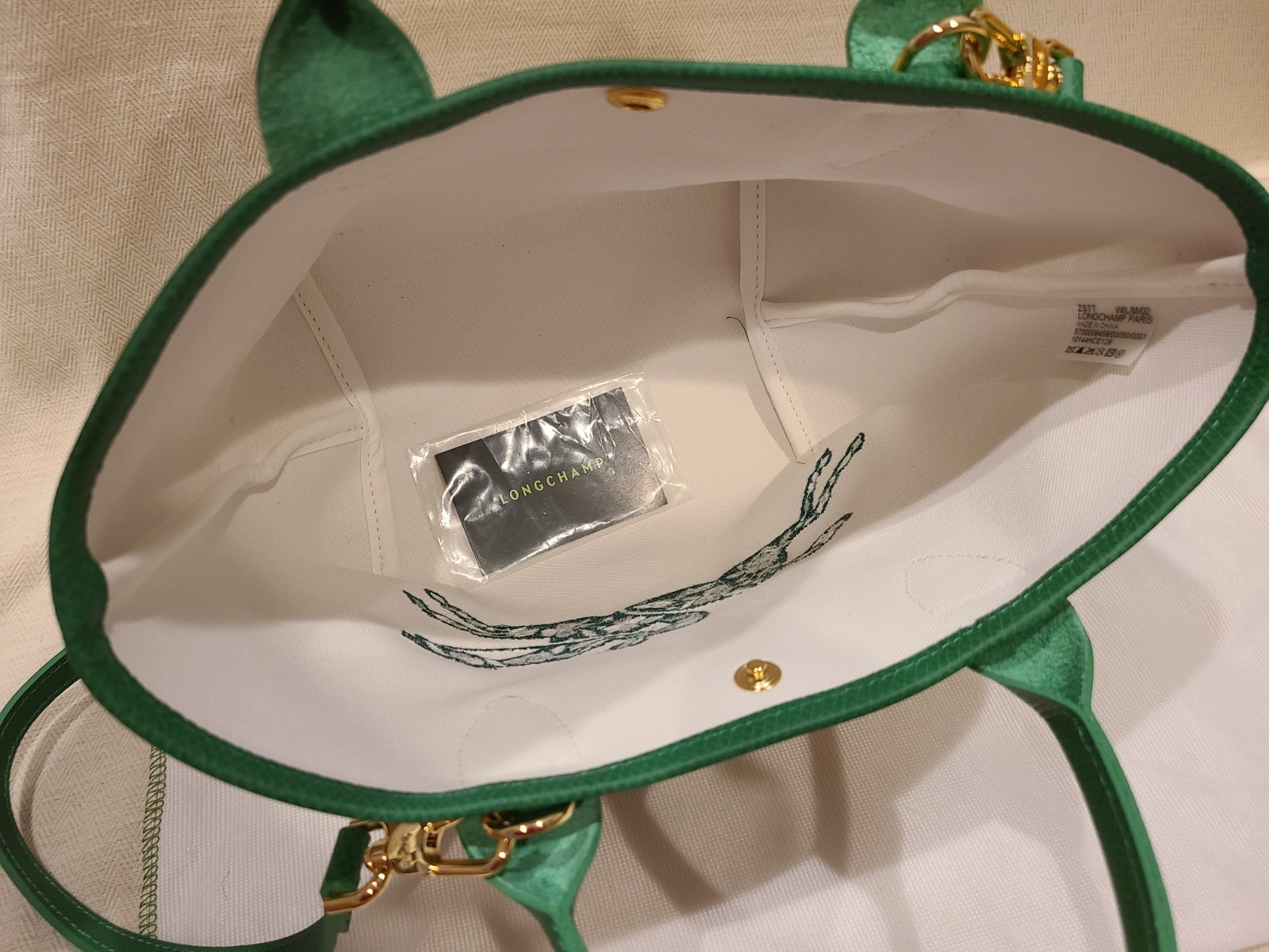 Longchamp Le Panier Pliage Small Basket Bag Tote Crossbody – NEW