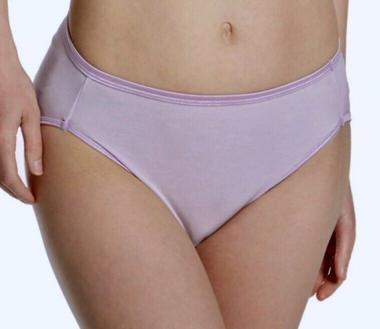 4 pairs VANITY FAIR ILLUMINATION HI-CUT 13108 Panty LILAC Breeze Size – 8 / XL