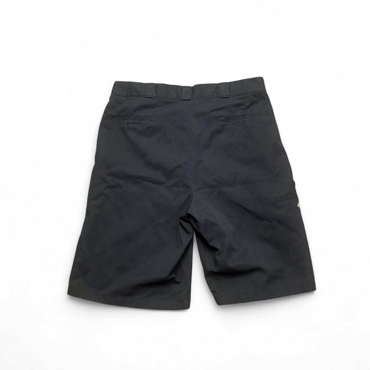 Dickies Mens Regular Fit 11in Inseam Flat Front Work Short Black Flex Sz 38