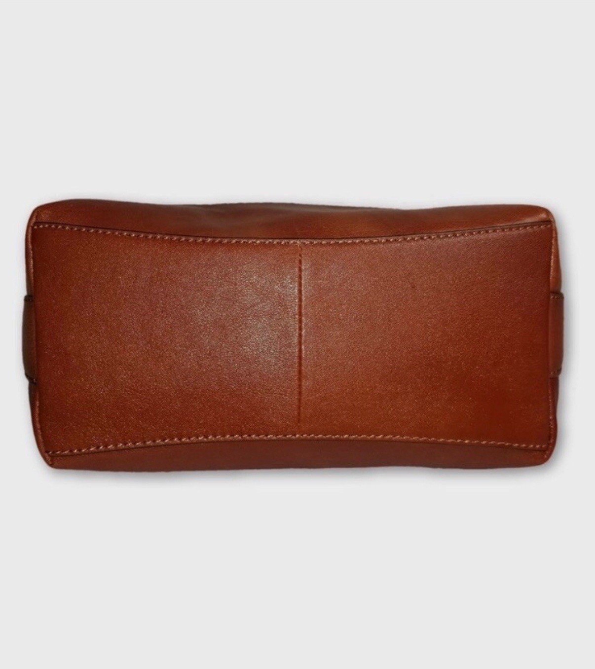 Frye Leather Ring Tote – Cognac RARE brown interior