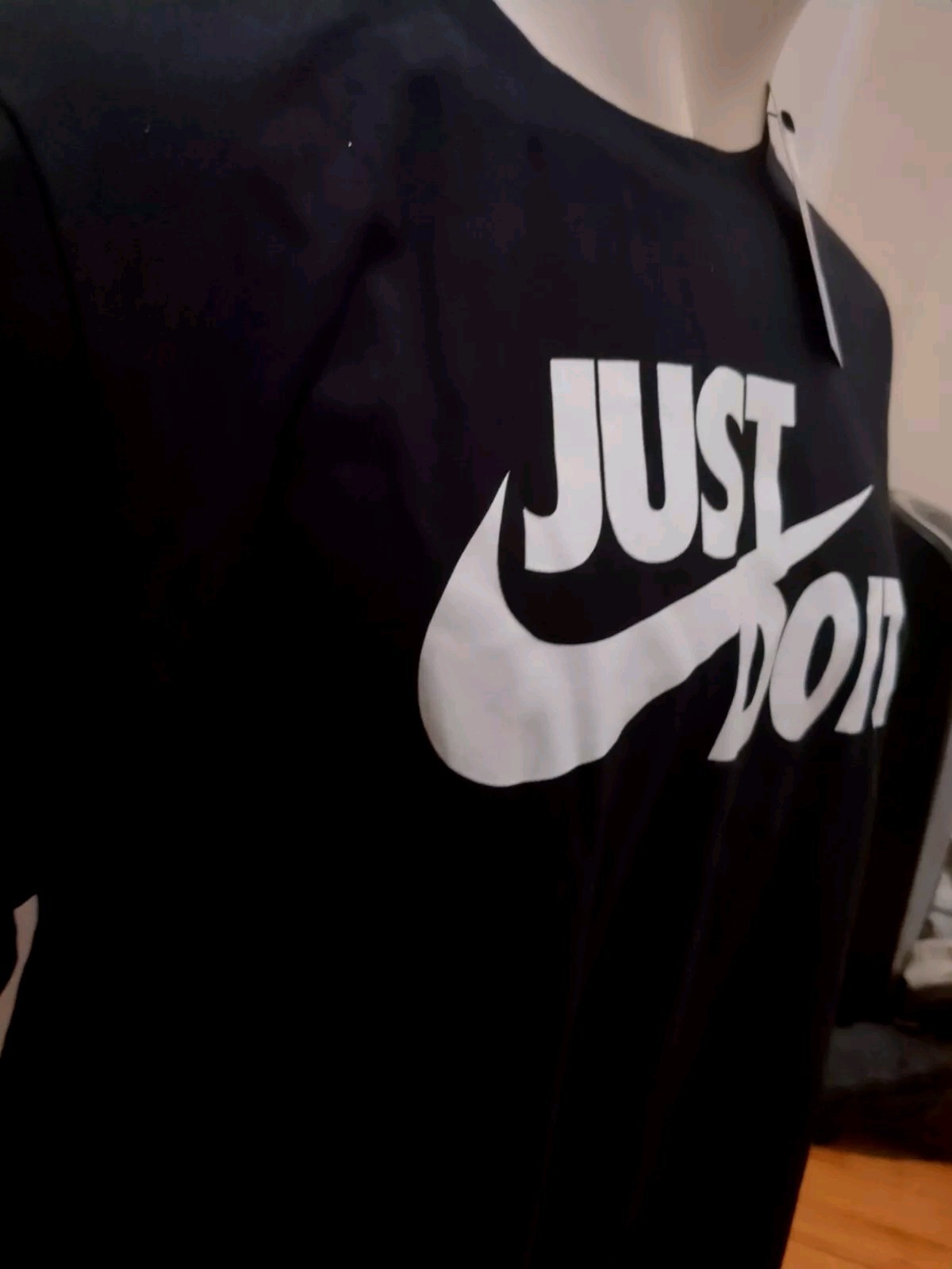 Nike T-Shirt For Men Size XL Black/White Nike Tee Just Do It AR5006-011 New