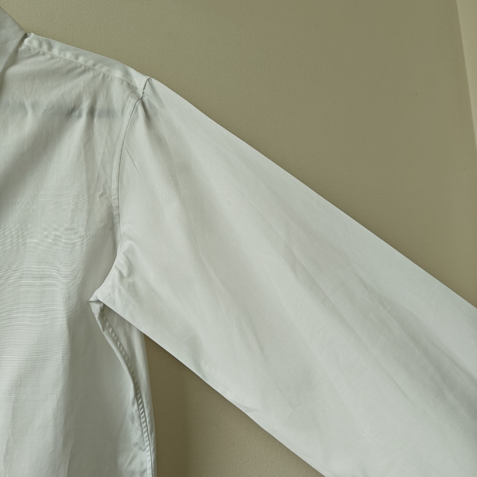 NWT Ann Demeulemeester White Cotton Dress Shirt Size M, Men’s