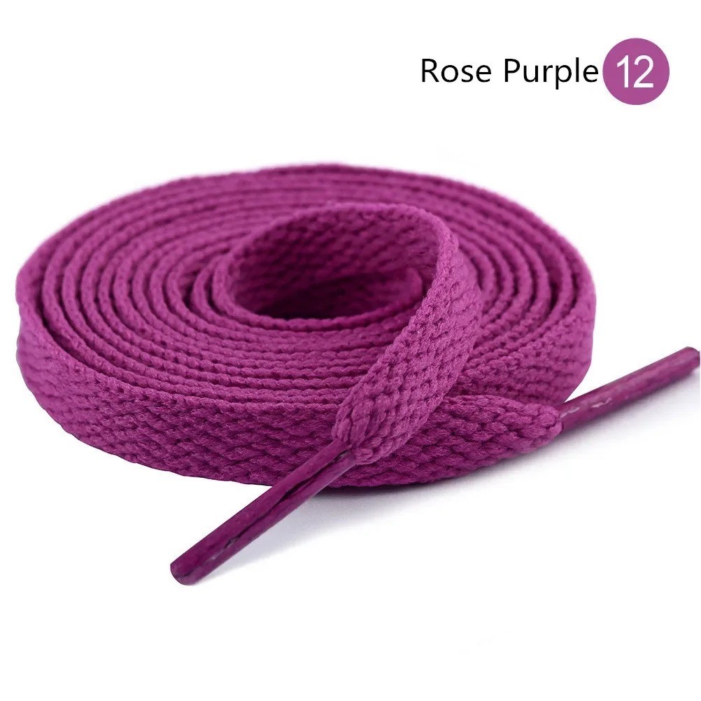 Fat Shoelaces Thick Flat 3/4″ Wide Shoelaces Solid Color for All Shoe Types