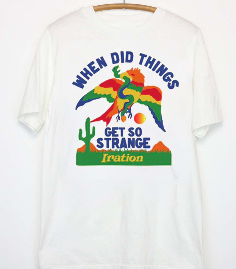 Iration band album white T-shirt Unisex tee All sizes short sleeve XA806