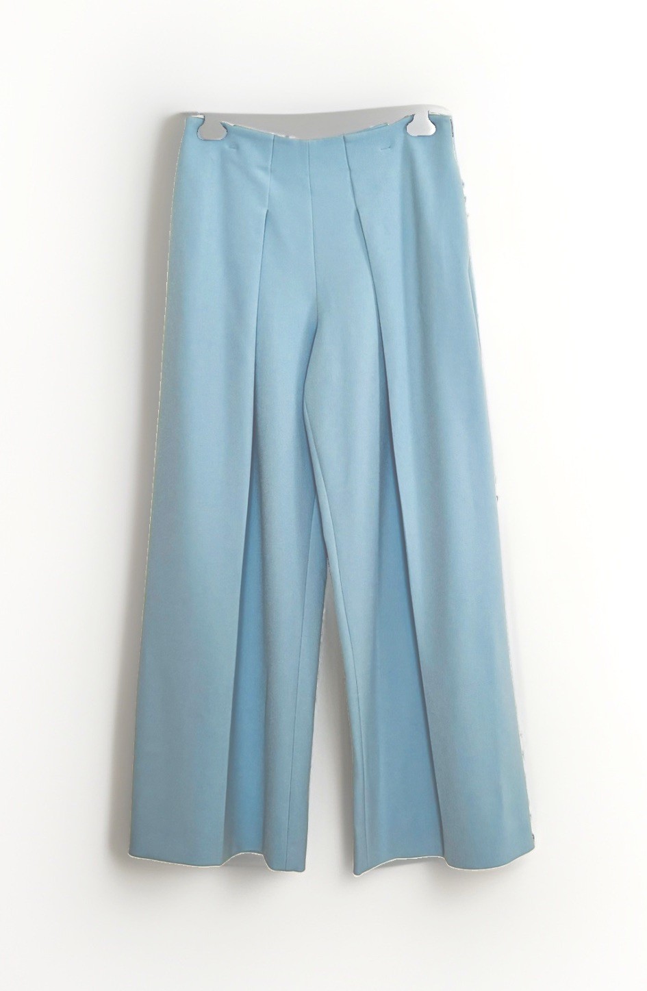 Stylish Roland Mouret Blue Wide-leg Trousers (Limited Edition for Selfridges), L
