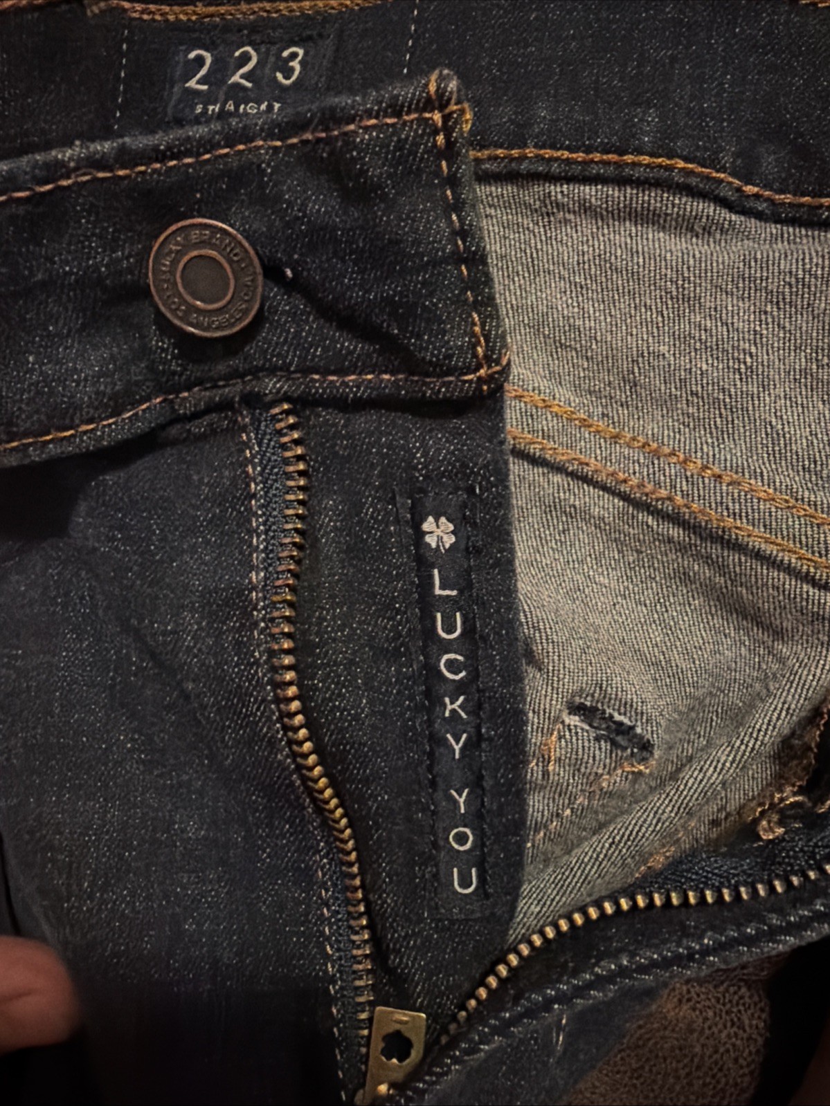 33×32 – BLUE – Lucky Brand Jeans 223 Straight Leg Regular Fit Denim Jeans