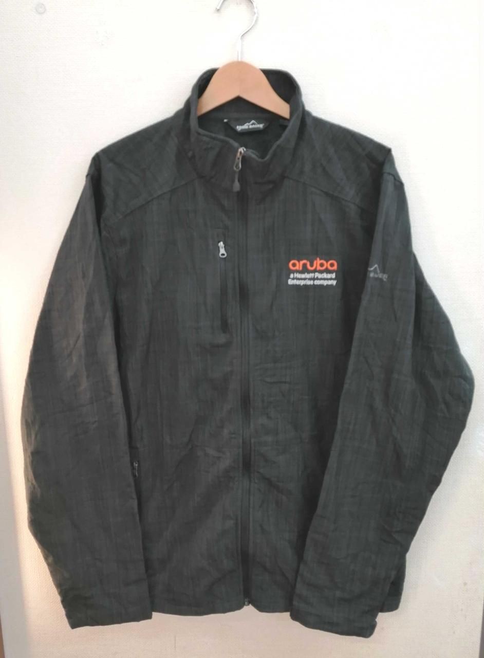 EDDIE BAUER Soft Shell Jacket L gry Used