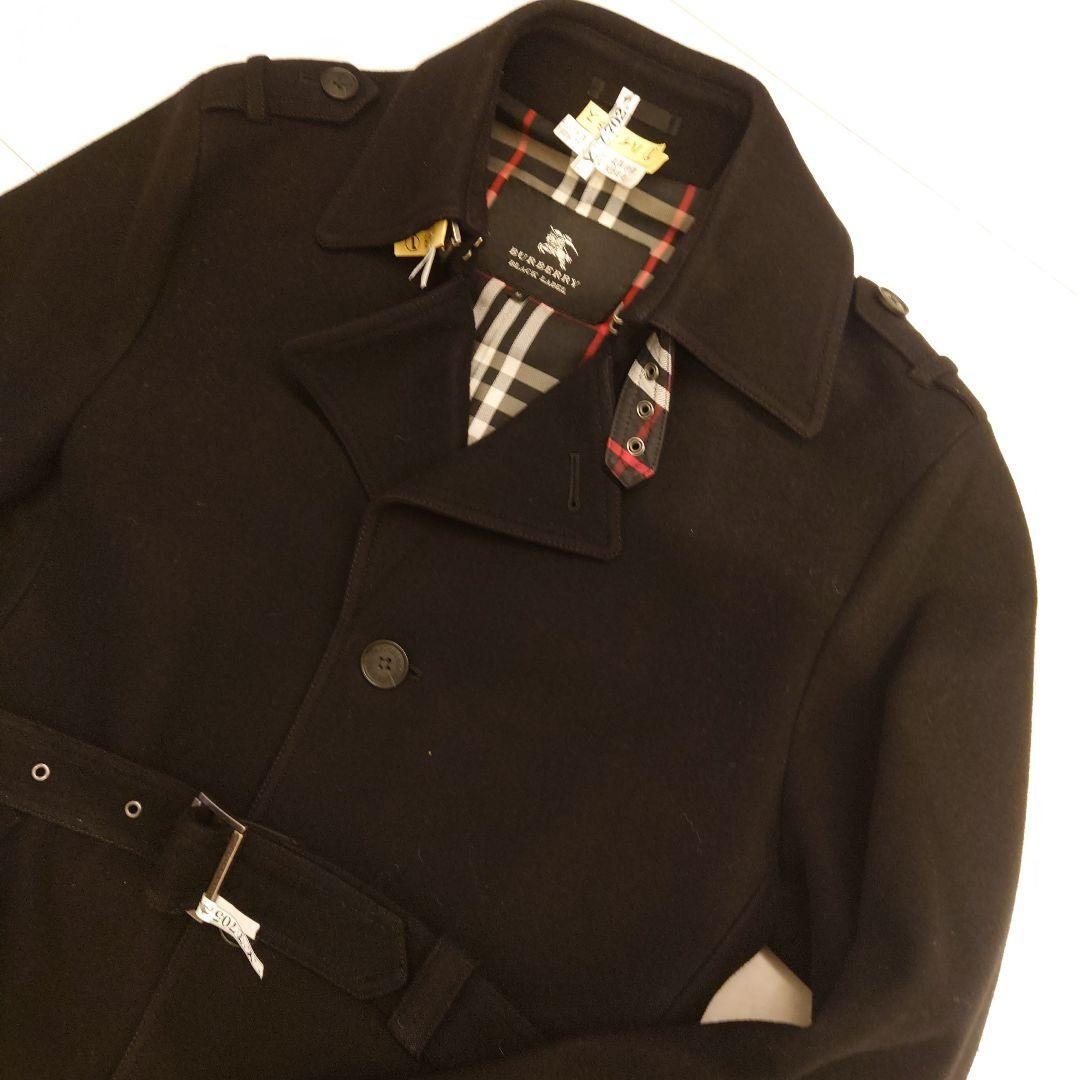 BURBERRY BLACK LABEL wool coat size M