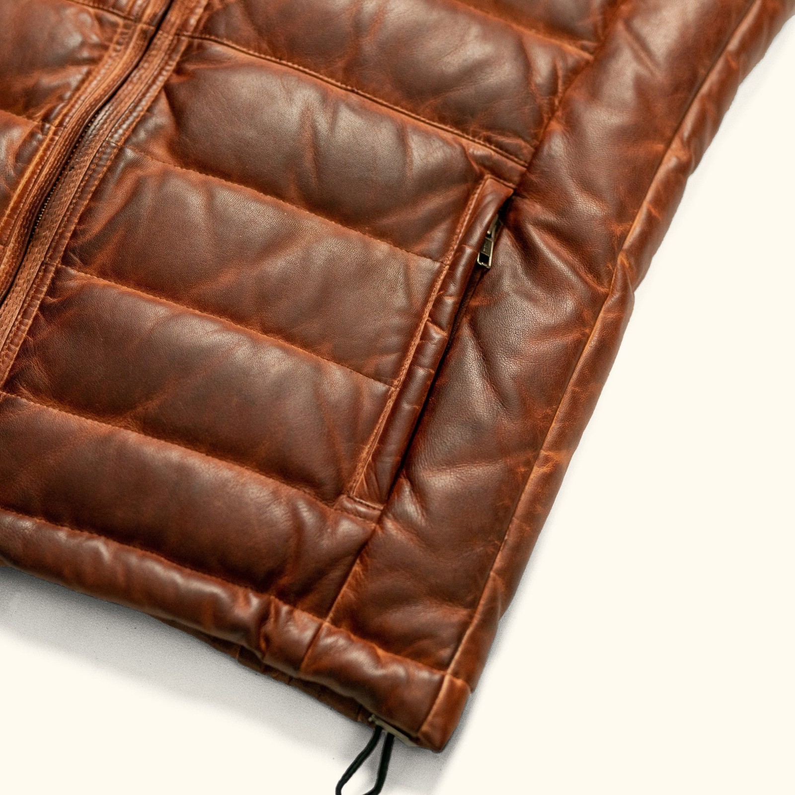Brown Color Custom Made Padded Leather Ver for Men – All sizes Available