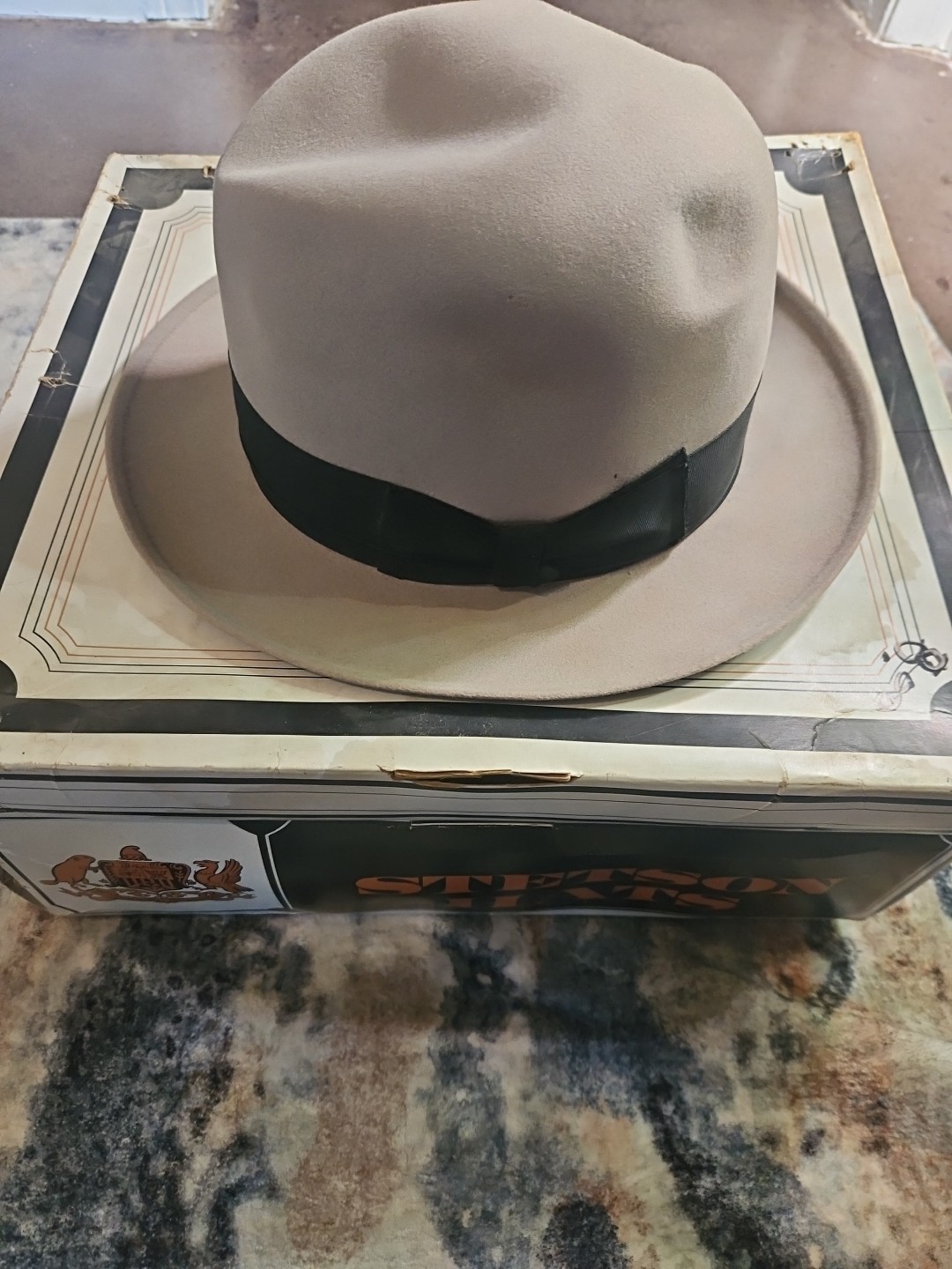 Vintage Borsalino Alessandria Fedora Hat 7 – See Pics Cosmetic Imperfections