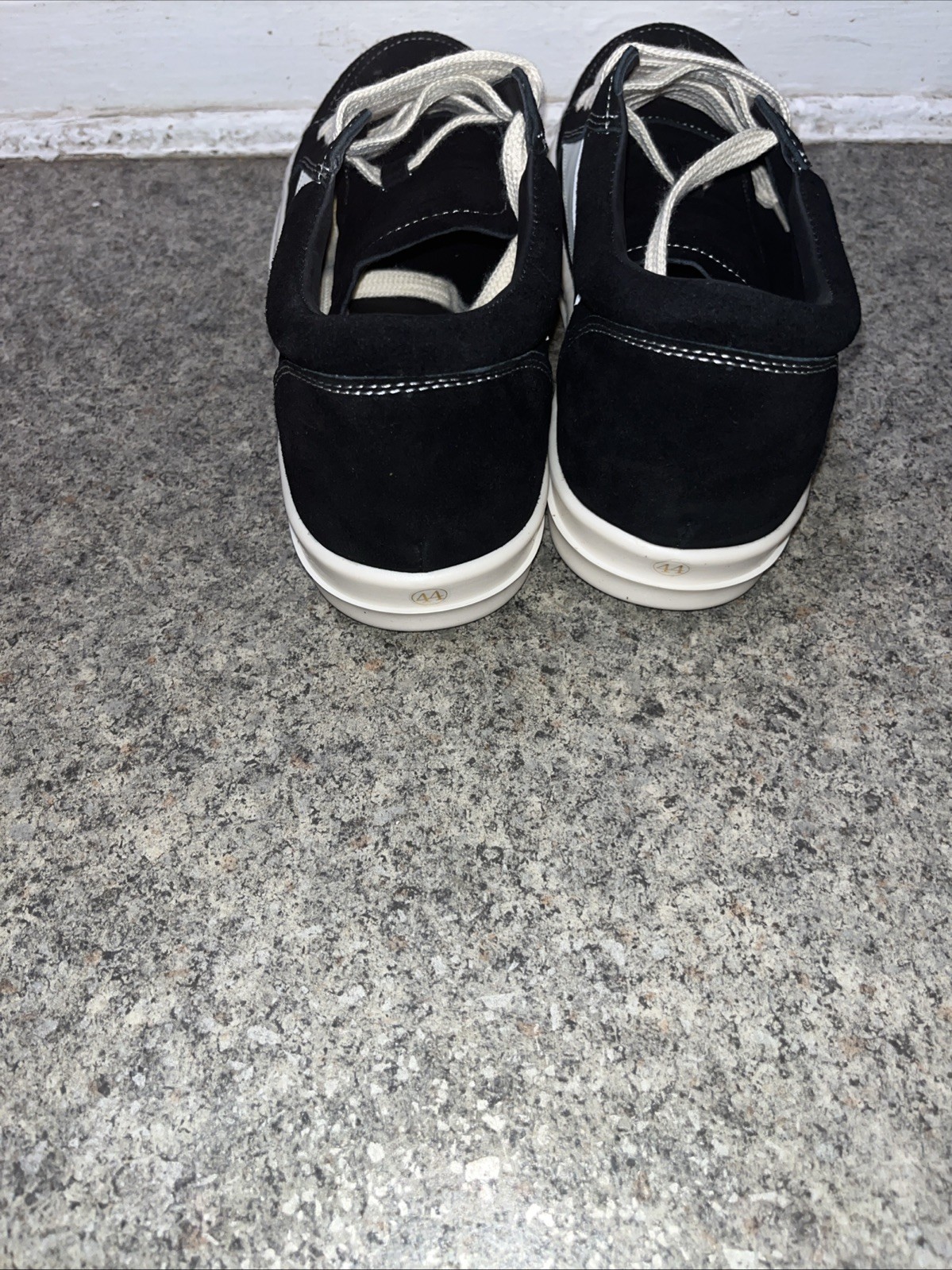 Vintage Full-Grain Leather-Trimmed Suede and Rubber Sneakers