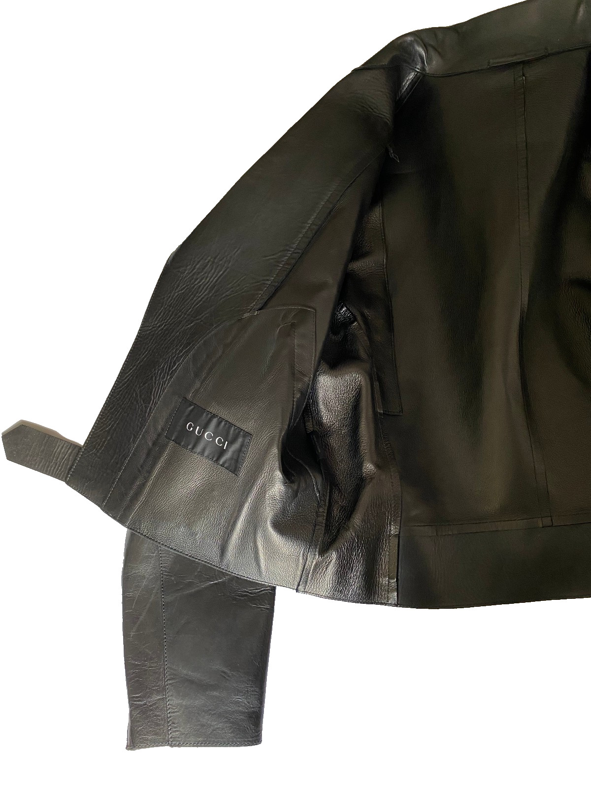 Gucci Tom Ford FW98 Runway Biker Leather Jacket — IT 46 / US 36 — Rare Archival