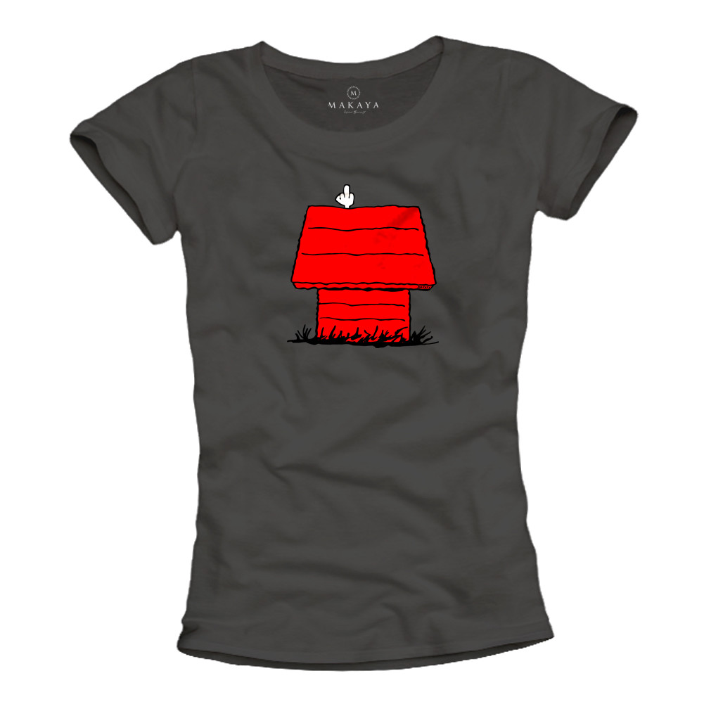 Funny Comic T Shirts Grey For Women And Women