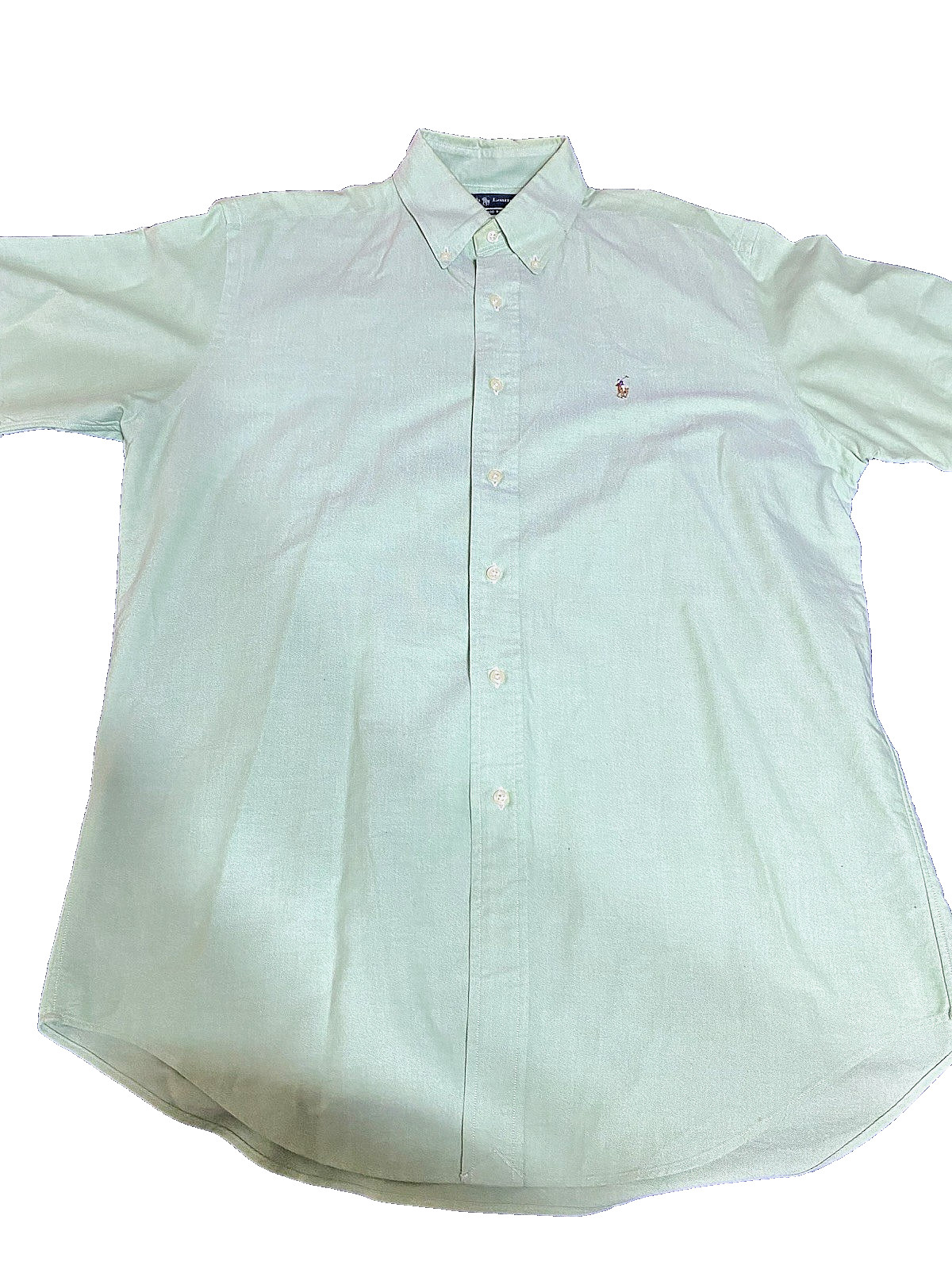 Polo Ralph Lauren Men’s Light Green Fit Cotton -Short Sleeve Shirt