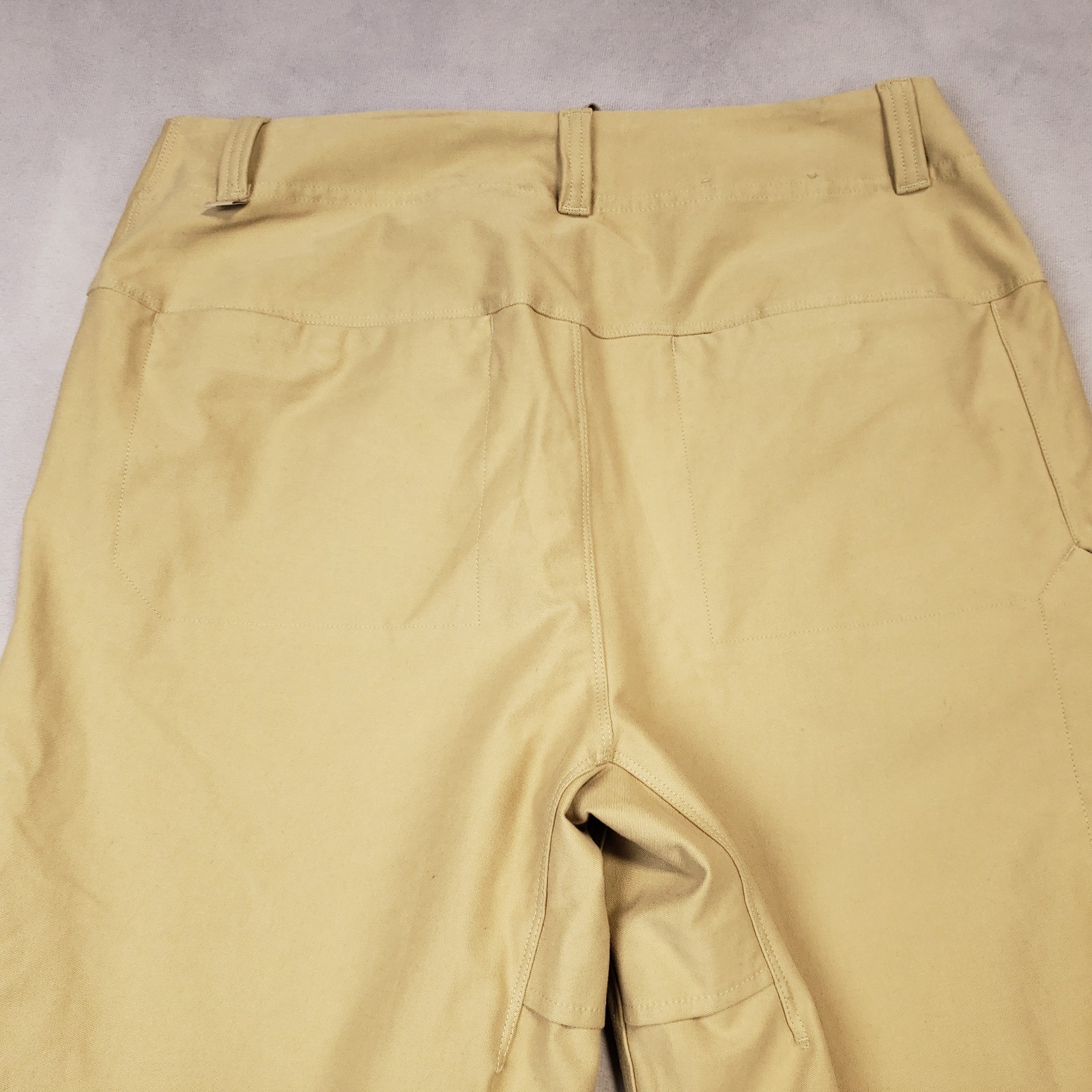 Lululemon Pants Men 30 X 27.5 Tan Drawstring Flat Front Slash Pocket Performance