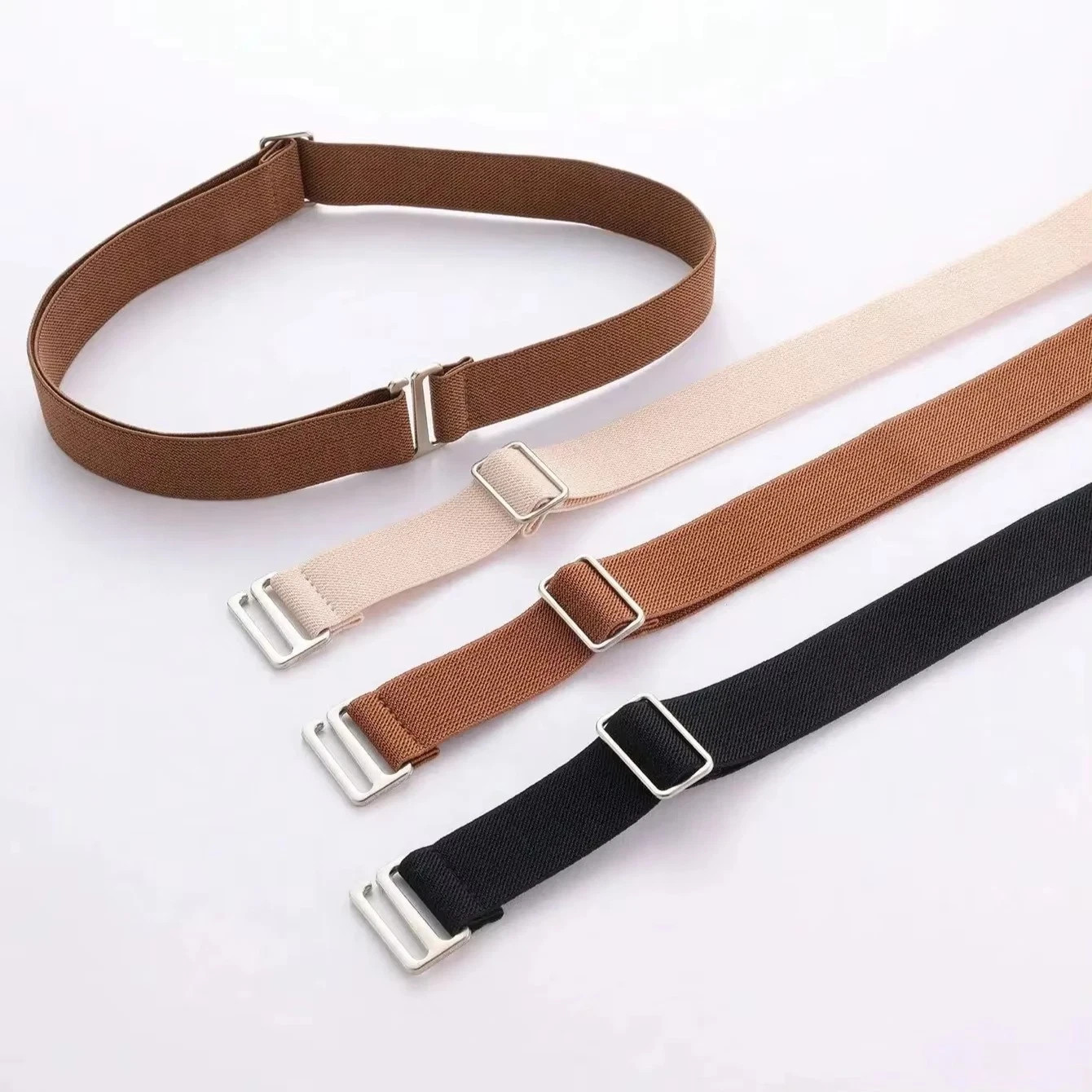 No Show Stretch Belt for Women, Adjustable Sweater Tuck Band, Elastic Belt Tools