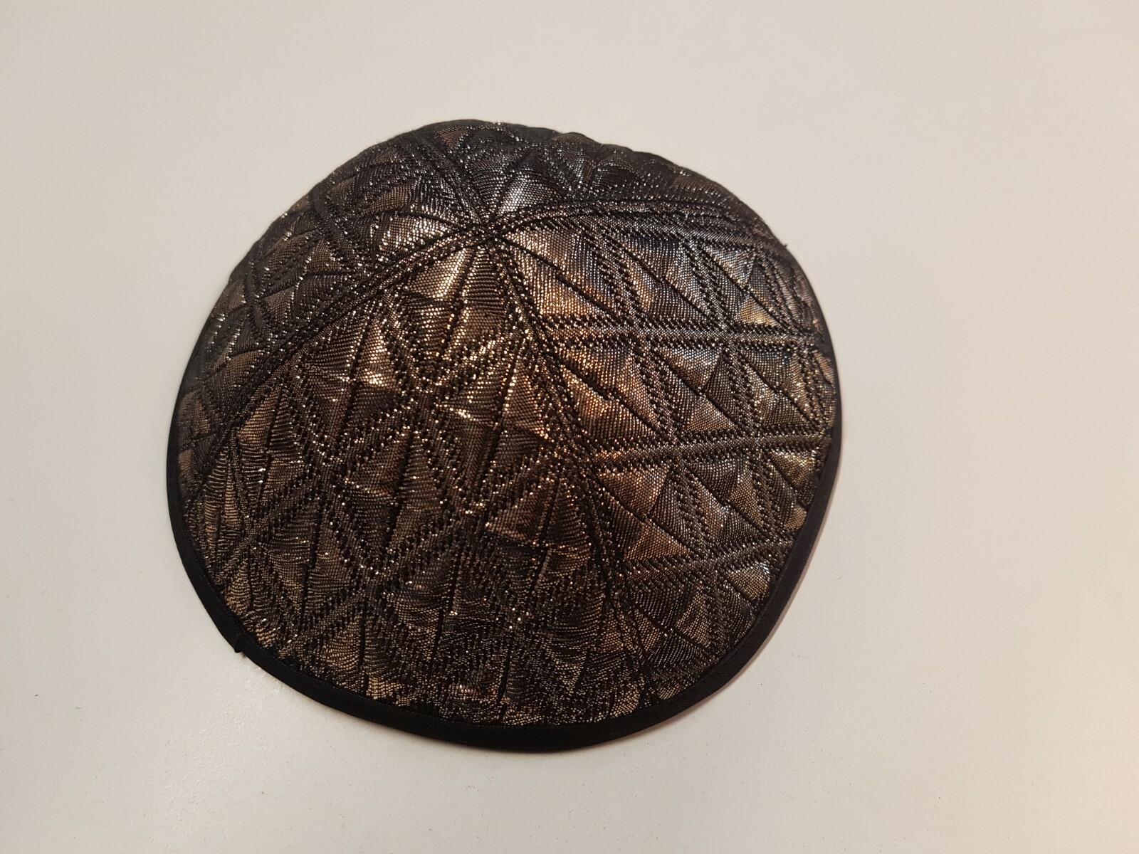 Kippa, Jarmulke, Kippah,Kipa Schwarz 16-17cm