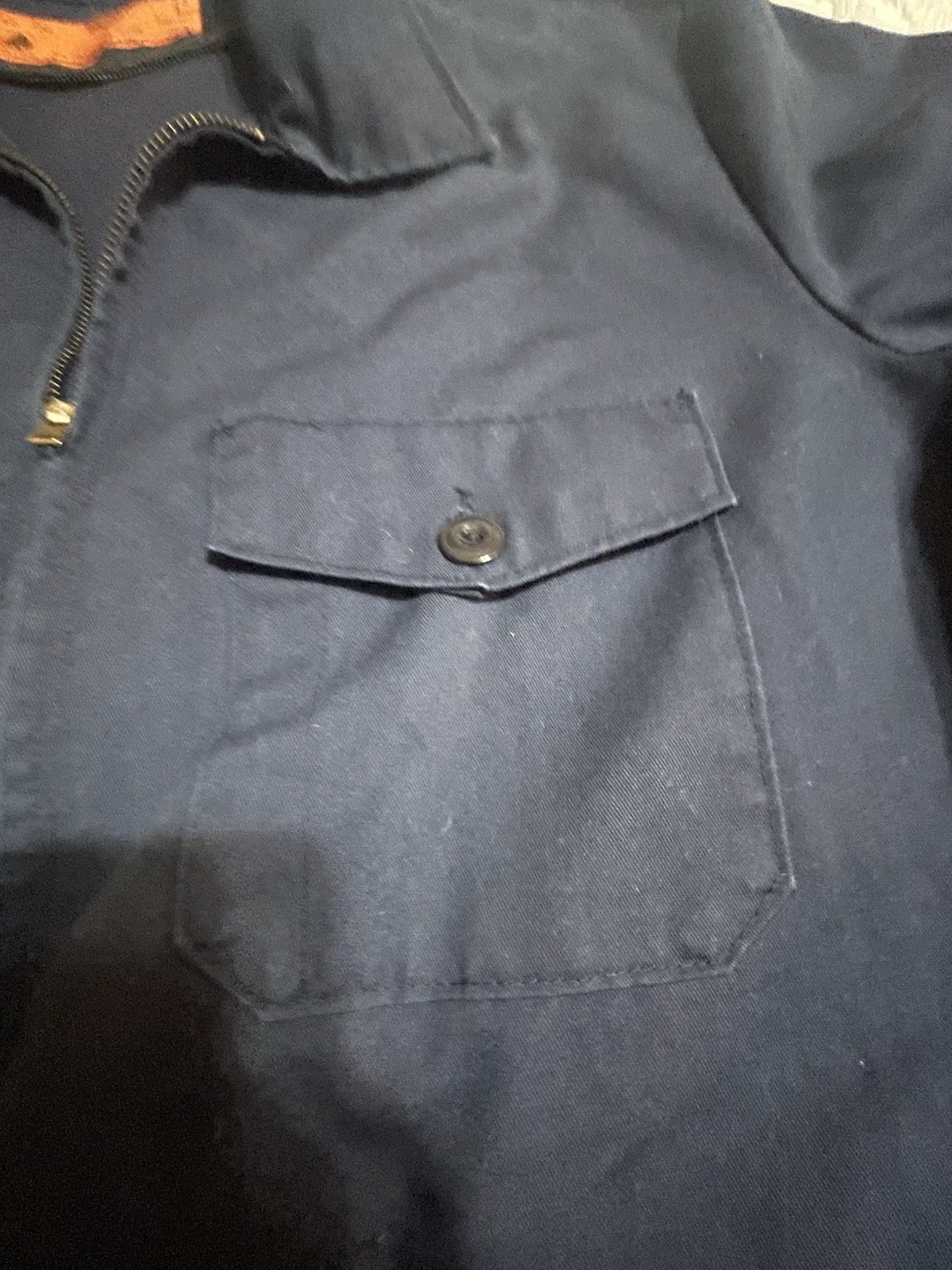 Vintage USPS Mail Carrier Full Zip Jacket Quilted Liner Not Available Sz 46 R